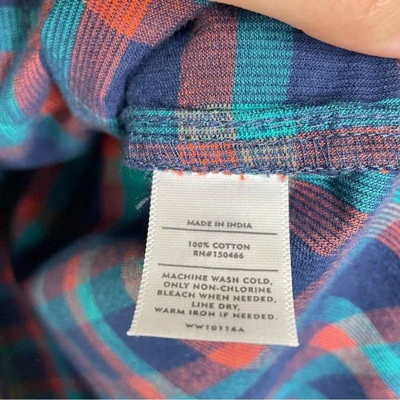 Stitch Fix l Market & Spruce Plaid Corduroy Button Down, Large - Picture 7 of 8